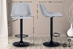 Tabouret de bar Loft Gris