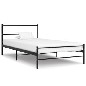 Cadre de lit Noir - Métal - 97 x 84 x 205 cm