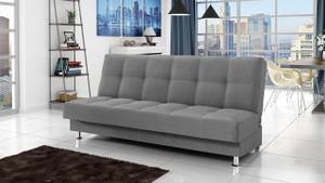 Schlafsofa Enduro III Grau - Holz teilmassiv - 193 x 90 x 85 cm