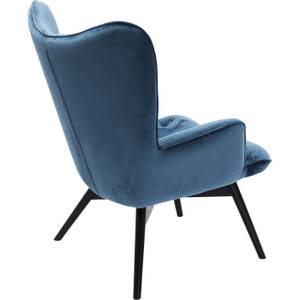 Fauteuil Vicky Velvet Bleu