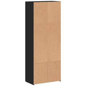 Aktenschrank 298547 Schwarz - 32 x 153 x 60 cm