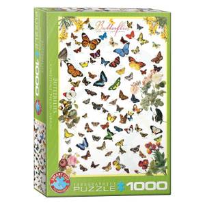 Puzzle Schmetterlinge 1000 Teile Papier - 26 x 6 x 36 cm