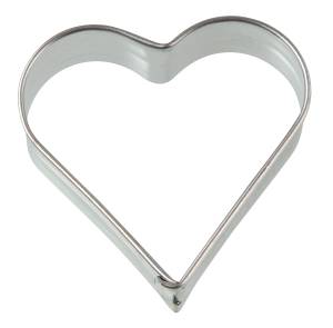 Zenker Ausstecher Herz Patisserie Silber Grau - Metall - 6 x 2 x 6 cm