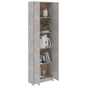 Flur Kleiderschrank 3002978 Grau - Raucheiche Dekor - Steingrau