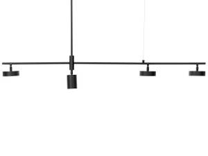 Lampe suspension FOYLE Noir - Métal - 122 x 69 x 15 cm