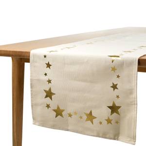 Tischläufer Sterne Weiß - Textil - 45 x 45 x 145 cm
