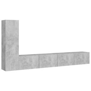 TV-Schrank 3er Set D947 Grau - Holzwerkstoff - 30 x 110 x 31 cm