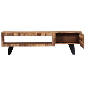 TV-Möbel 247980 Braun - Metall - Massivholz - Holzart/Dekor - 30 x 40 x 140 cm