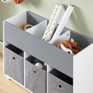 Étagère enfant KMB61-HG Gris - Bois manufacturé - 90 x 63 x 30 cm