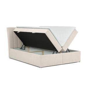 Boxspringbett Liberty Pocket Visco Ecru - Breite: 200 cm