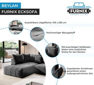 Ecksofa BEYLAN Grau