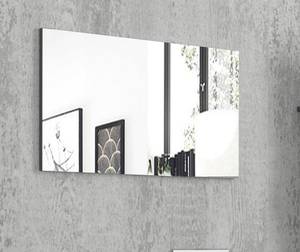 Spiegel Alessio Grau - Holzwerkstoff - 2 x 60 x 80 cm