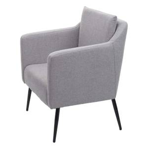 Fauteuil de salon H93a Gris lumineux