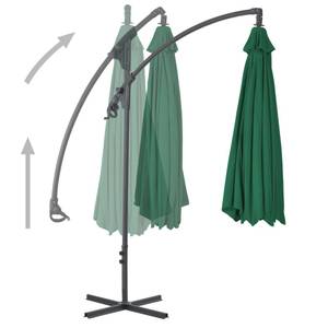 Parasol en porte-à-faux 3005147 Vert