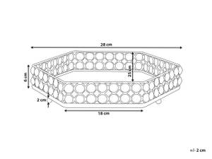 Tablett VATAN Silber - Breite: 28 cm