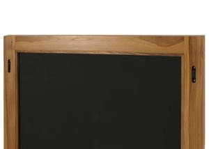 Teak-Wandspiegel M75 Braun - Glas - Holzart/Dekor - Holz teilmassiv - 80 x 71 x 3 cm