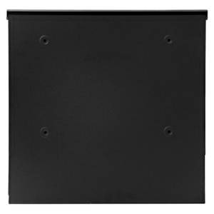 Briefkasten B30 Schwarz - Metall - 37 x 36 x 11 cm