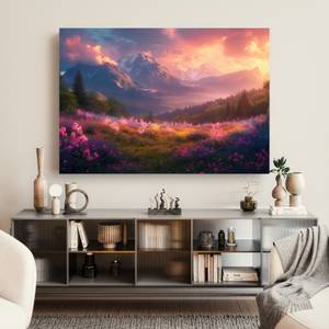 Bild Berge Sonnenuntergang III 120 x 80 cm