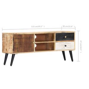 TV-Schrank 282878 Braun - Massivholz - Holzart/Dekor - 115 x 47 x 30 cm