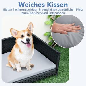 Hundebetten BG32272SDDE Grau - Rattan - 46 x 25 x 62 cm