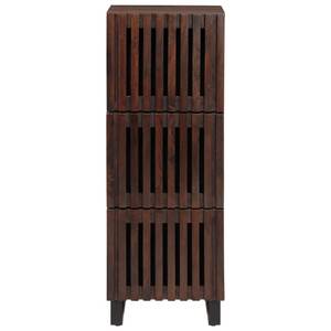 Highboard DE1609 Braun - Massivholz - 34 x 110 x 40 cm