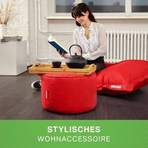 Tabouret pouf "Stay" 45x25cm Rouge