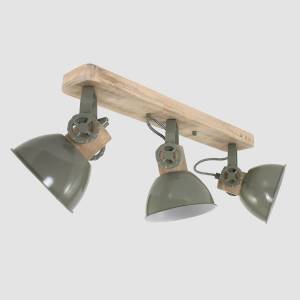 Strahler, Spots & Aufbaustrahler Fer / Pin - 3 ampoules - Marron - Vert
