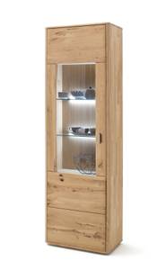 Vitrine Renzo 4-RA Braun - Massivholz - Holzart/Dekor - 66 x 208 x 38 cm