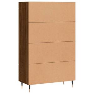 Highboard DE5067 Eiche Schwarzbraun Dekor