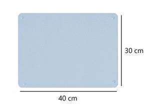 Glasschneideplatte, Sicherheitsglas Glas - 30 x 1 x 40 cm