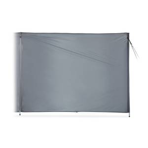 Sicht- und Windschutz 4 Meter Grau - Textil - 400 x 150 x 2 cm