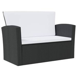 Garten-Lounge-Set (16-teilig) 3012362-1 Schwarz - Weiß - Anzahl Teile im Set: 16