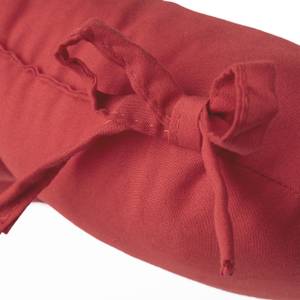 Stuhlkissen 4er Set Rot - Textil - 36 x 8 x 36 cm