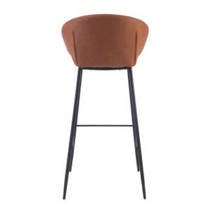 Tabouret de bar Kalba (Lot de 2) Marron foncé