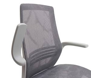 Chaise de bureau SIHOO-J91 Gris - Textile - 66 x 102 x 46 cm