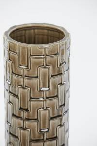 Vase TREVOR Braun - Keramik - 17 x 53 x 17 cm