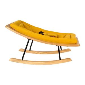 Transat Rocking Jaune - Bois manufacturé - 45 x 41 x 74 cm