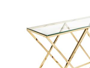 Table console CHARLOTTE Doré