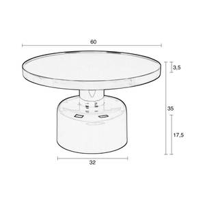 Table basse Glam Vert clair