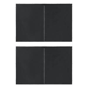 Zeltwand (2er Set) 296175 Grau - Kunststoff - Textil - 1 x 195 x 300 cm