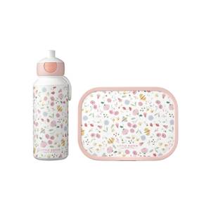 Lunchset Pop-Up Campus 2-teilig Pink - Kunststoff - 8 x 19 x 21 cm