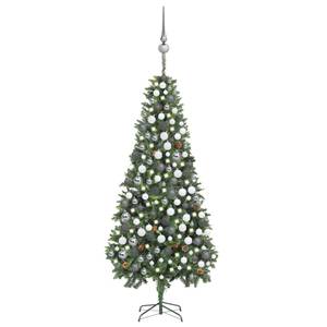 Arbre de noël Gris - Vert - Blanc - 119 x 210 x 119 cm