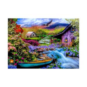 Puzzle Der Himmel auf Erden Papier - 24 x 5 x 34 cm