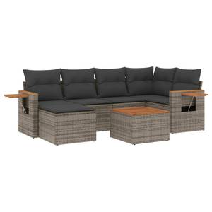 Gartensitzgruppe K6253(7-tlg) Grau - Massivholz - 69 x 62 x 62 cm