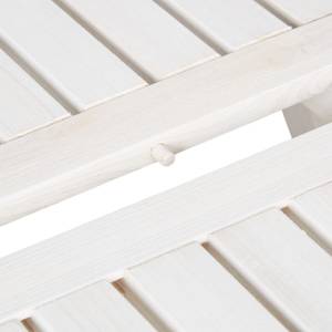 Weißer Klapptisch aus Holz Weiß - Holzwerkstoff - 50 x 50 x 50 cm