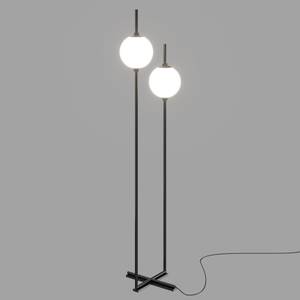 Lampadaire The Sixth Sense 1 Noir - Blanc - Verre - Métal - 32 x 150 x 44 cm