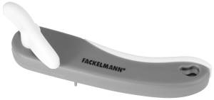 Fackelmann Dosenöffner 15 cm Weiß/Grau Grau - Kunststoff - 8 x 23 x 5 cm