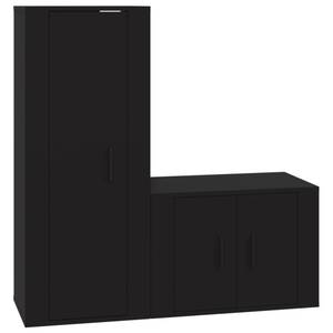 TV-Schrank 2er Set D636 Schwarz