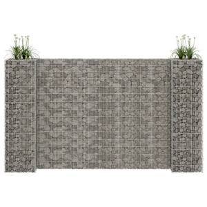 Jardinière à gabion Hauteur : 150 cm