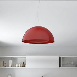 Suspension Cassis Rouge brillant - Abat-jour diamètre : 80 cm